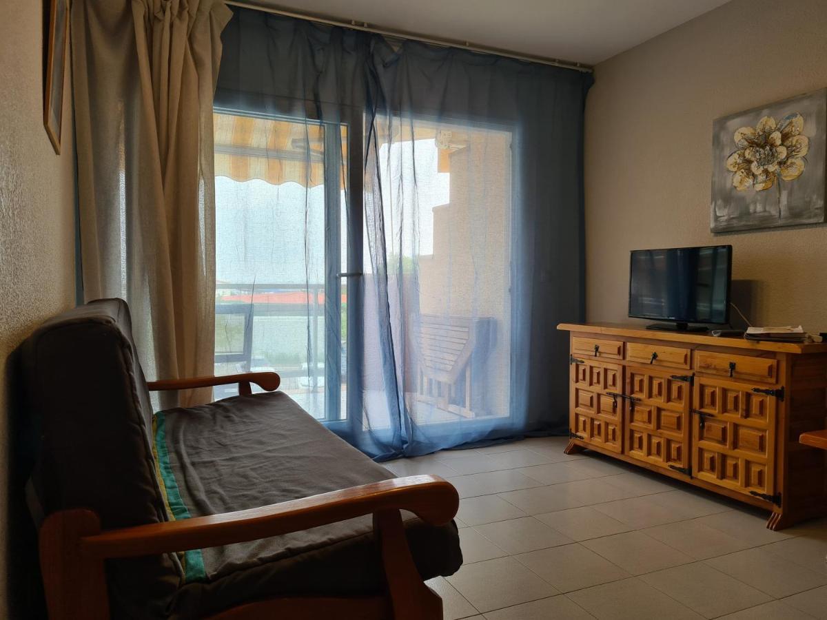 Acogedor Apartamento Vistas Al Mar Roses Bagian luar foto